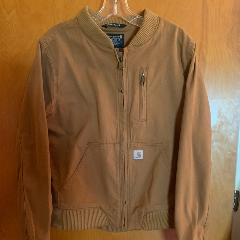 Carhartt Tan Zip-Up Jacket
